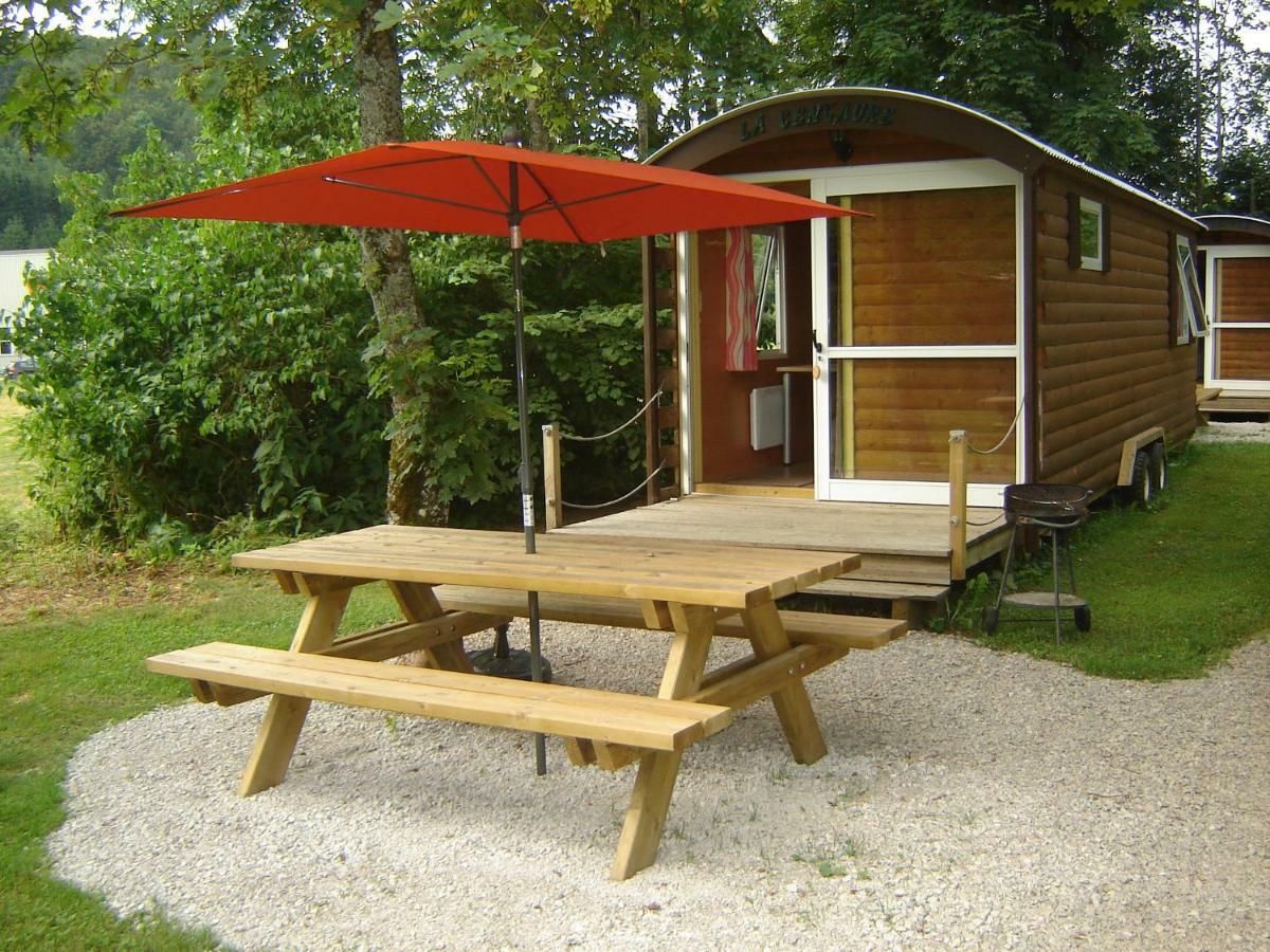 Roulottes Gites - Auberge De La Riviere Foncine-le-Haut 外观 照片